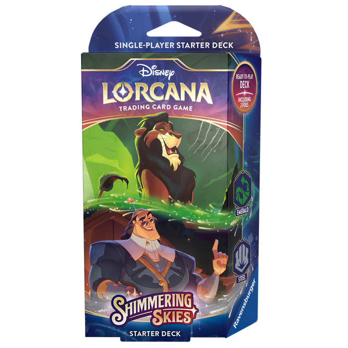 Disney Lorcana TCG - Shimmering Skies Starter Deck - Scar & Kronk