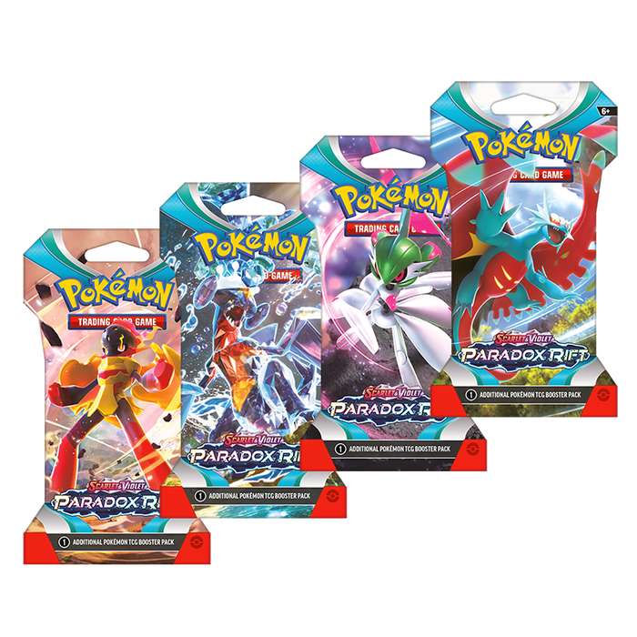 Pacchetto booster con maniche Pokemon Paradox Rift