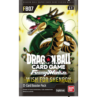 Dragon Ball Super Card Game Fusion World - Wish For Shenron FB07 Booster Pack - deckkingdom