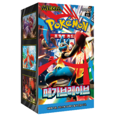 Pokemon Mega Brave Booster Box M1L - Koreaanse Versie - deckkingdom