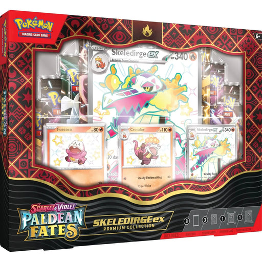Pokemon Paldean Fates Premium Collection – Skeledirge ex - Deckkingdom