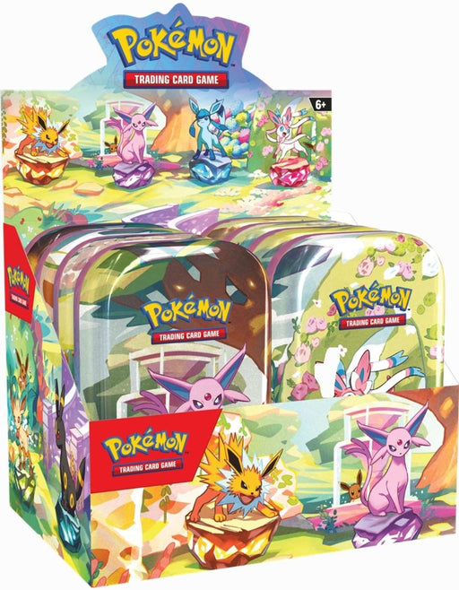 Pokemon Prismatic Evolutions Mini Tin Display - Deckkingdom