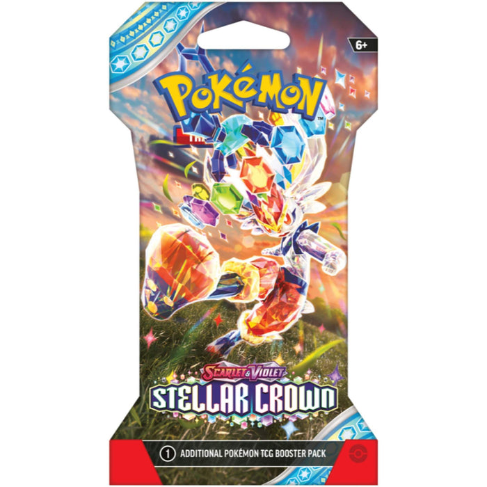 Pokemon TCG Stellar Crown Sleeved Booster Pack - Deckkingdom