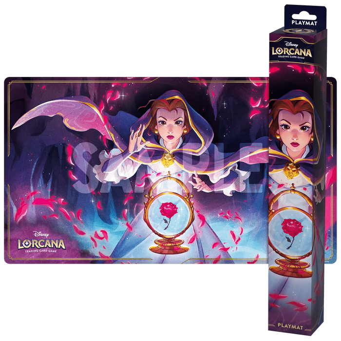 Disney Lorcana TCG - Tappetino da gioco Cieli Scintillanti - Belle 'Mistica compiuta'