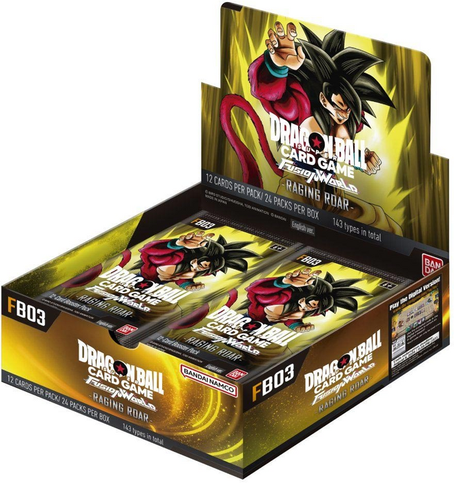 Dragon Ball Super Card Game - Fusion World FB03 Raging Roar - Booster Box