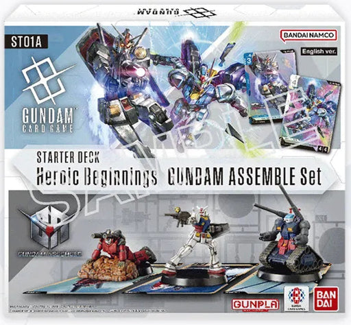 Gundam Card Game - Starter Deck - GUNDAM ASSEMBLE Set - Heroic Beginnings ST01A - Deckkingdom