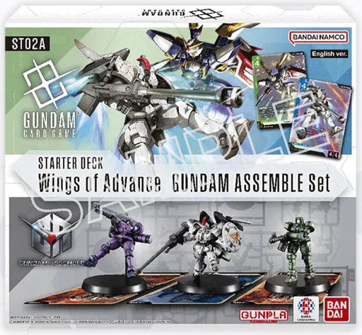 Gundam Card Game - Starter Deck - GUNDAM ASSEMBLE Set - Wings of Advance ST02A - Deckkingdom