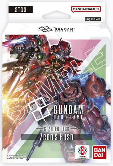 Gundam Card Game - Starter Deck- Zeon's Rush [ST03] - Deckkingdom